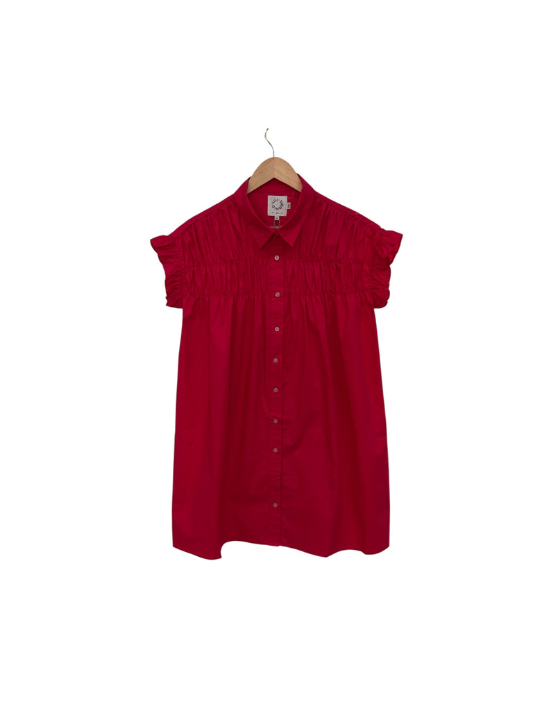 Shirt Dress- Red – East Magnolia